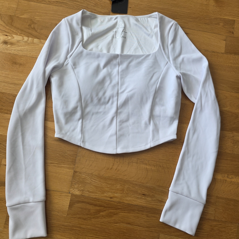 Active White Long Sleeve